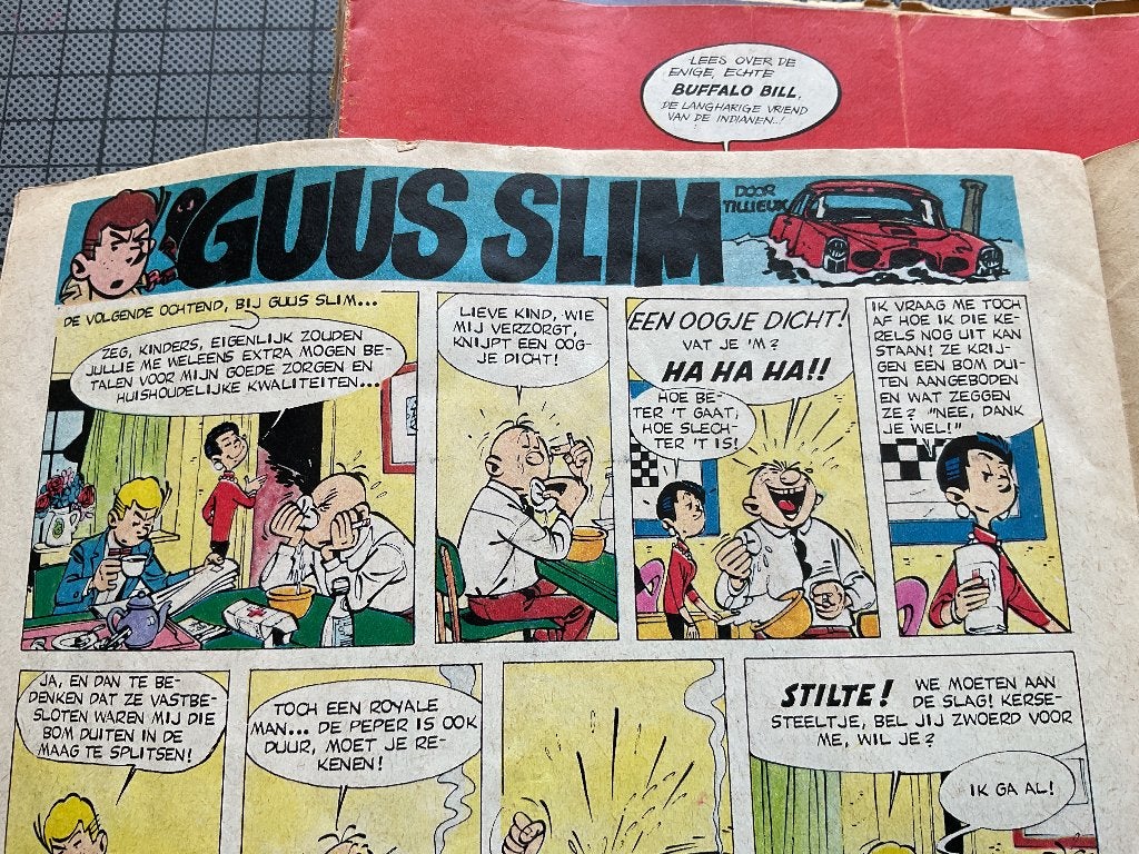 Guus Slim Robbedoes Sjors Tillieux, Boeken, Complete serie of reeks, Ophalen, Gelezen, Maurice Tillieux