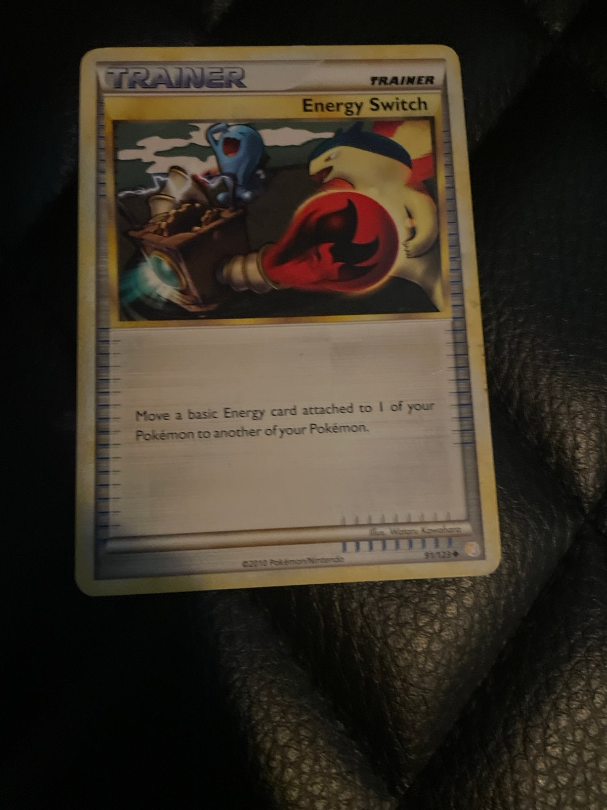 Pokémon TCG Energy Switch Trainer Kaart (2010), Ophalen of Verzenden, Gebruikt, Losse kaart