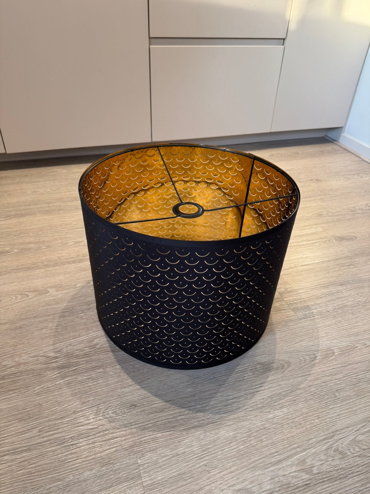 IKEA NYMÖ lampenkap 44cm, Huis en Inrichting, Ophalen, Zwart, 44 cm, Zo goed als nieuw