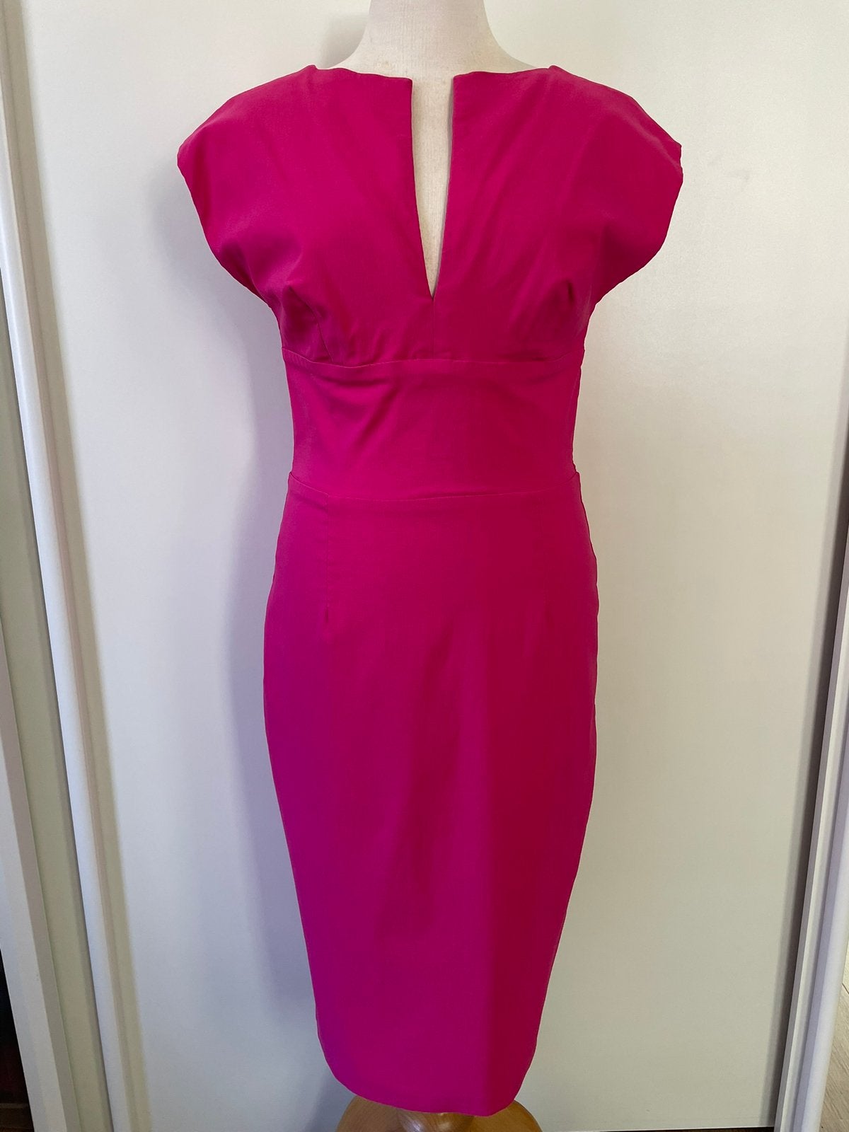 Diva Catwalk roze jurk maat L (valt als M), Kleding | Dames, Maat 42/44 (L), Ophalen of Verzenden, Zo goed als nieuw, Knielengte