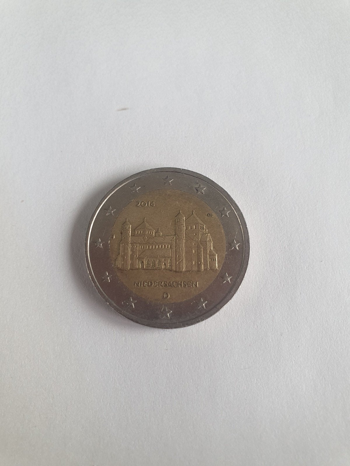 2 Euro munt Duitsland 2014 - Niedersachsen, Postzegels en Munten, Ophalen of Verzenden, Duitsland, 2 euro, Losse munt