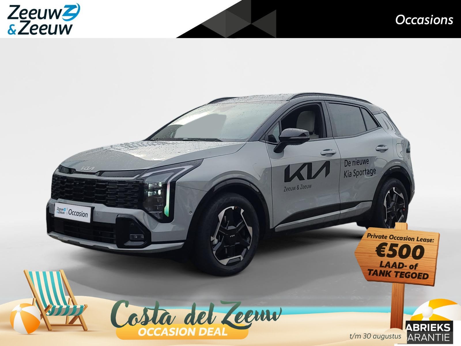 Kia Sportage 1.6 T-GDi Hybrid GT-PlusLine 239 PK | Two tone, Auto's, Gebruikt, Euro 6, 4 cilinders, Origineel Nederlands