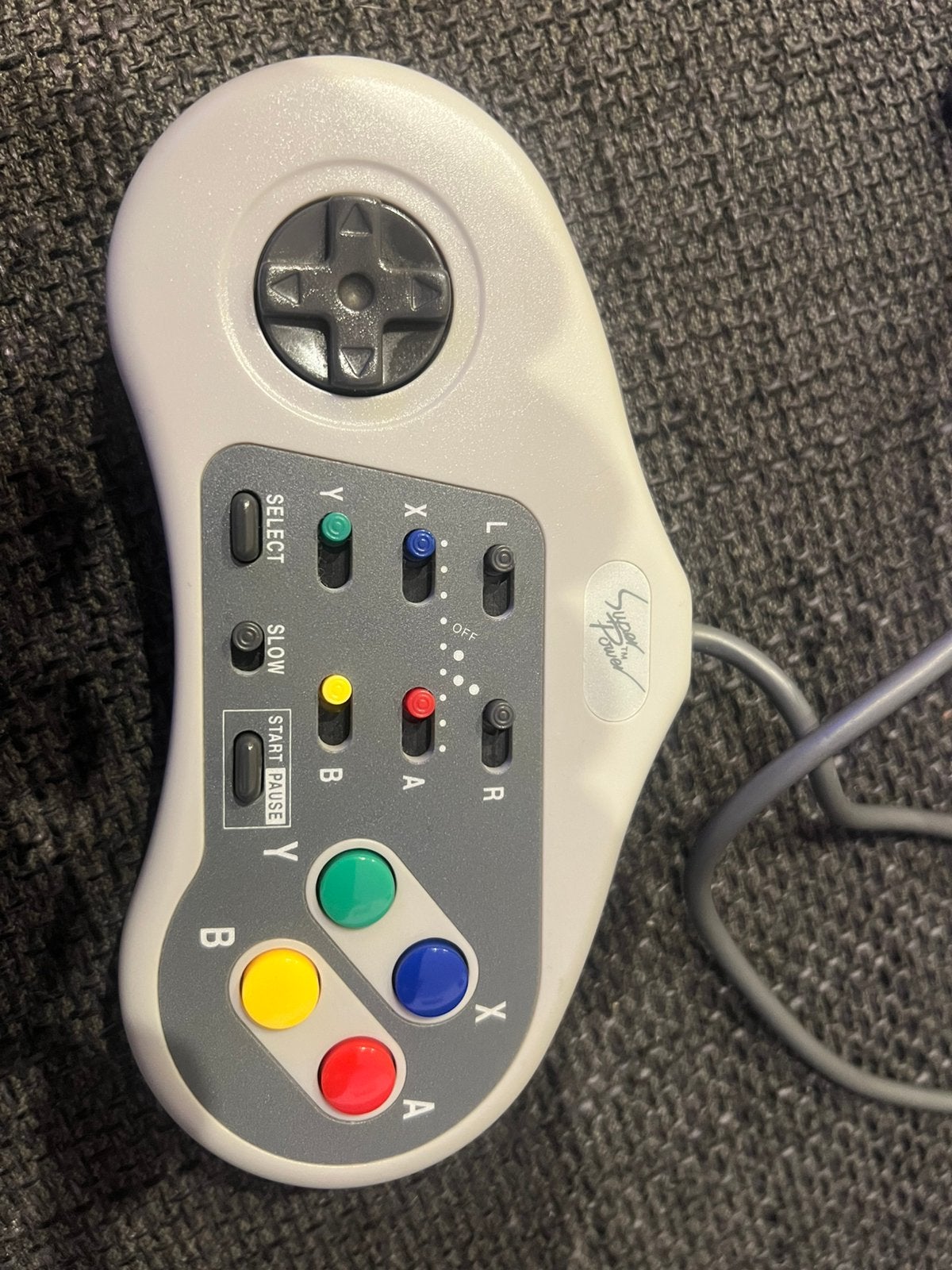 Controller voor de SNES, ‘Super Power’, Ophalen of Verzenden, Zo goed als nieuw, Super NES, Overige controllers