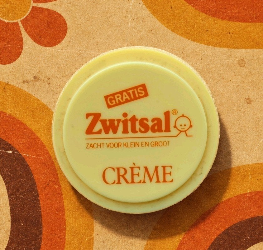 Vintage Zwitsal Crème potje | 70's, Ophalen of Verzenden, Zo goed als nieuw
