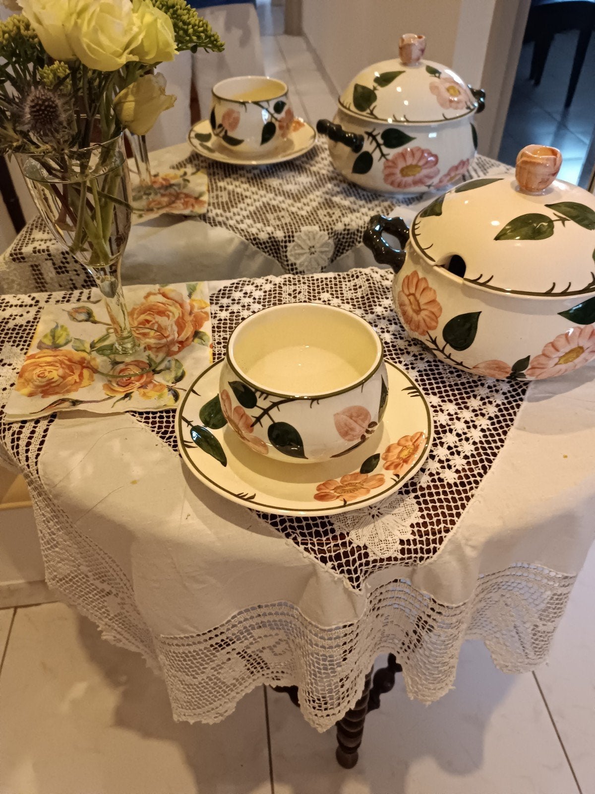 Villeroy en Boch Wildrose items SALE, Antiek en Kunst, Ophalen of Verzenden