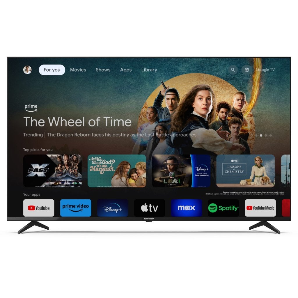 Sharp 55GL4460 55 inch 4K UHD LED Google TV | Nieuw, Audio, Tv en Foto, Televisies, Sharp, Nieuw, https://global.sharp/contact/