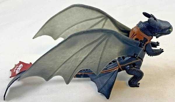 Hoe tem je een draak Tandloos figuur Night Fury DreamWorks, Coolsingel 104, 3011 AG Rotterdam, Netherlands, Verzenden, Zo goed als nieuw