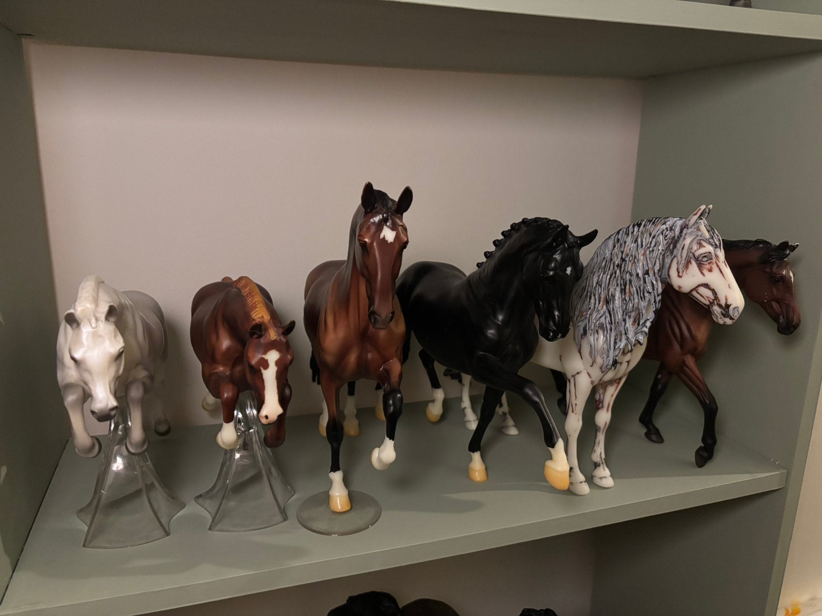 Kleine breyer paarden collectie te koop, Ophalen of Verzenden, Zo goed als nieuw, Paard, Beeldje of Figuurtje