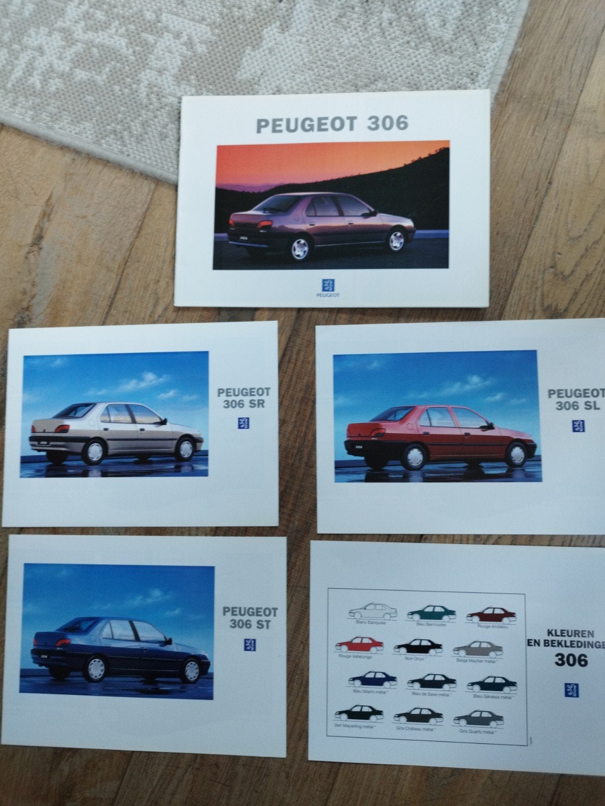 Peugeot 306 Brochure 1994 met 4 bijlages, Gelezen, Ophalen of Verzenden, Peugeot, Peugeot