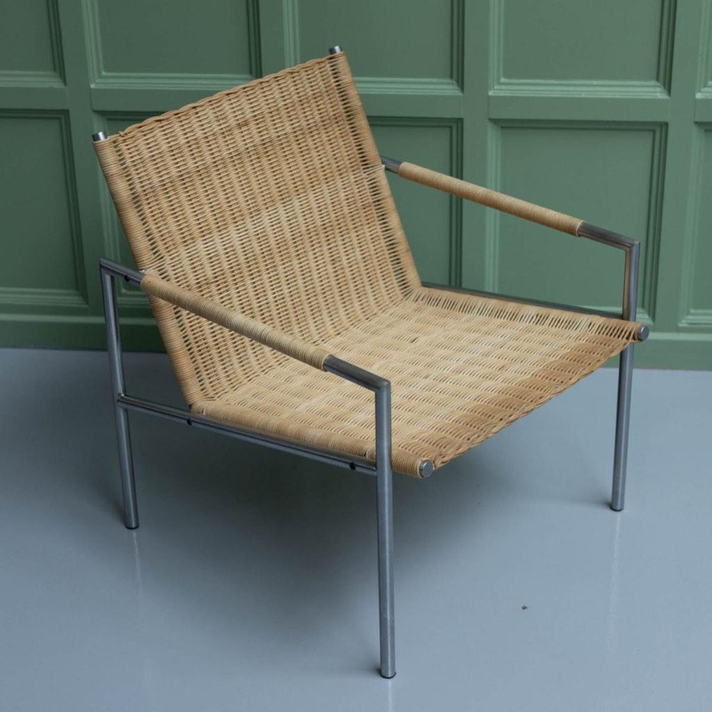 Vintage Spectrum SZ01 Martin Visser fauteuil, Ophalen of Verzenden, Zo goed als nieuw, 75 tot 100 cm, 50 tot 75 cm