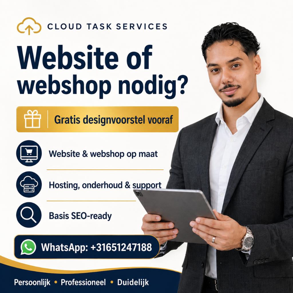 Website of webshop laten maken? Gratis design vooraf, Diensten en Vakmensen, Webdesigners en Hosting, Domeinregistratie, Webdesign