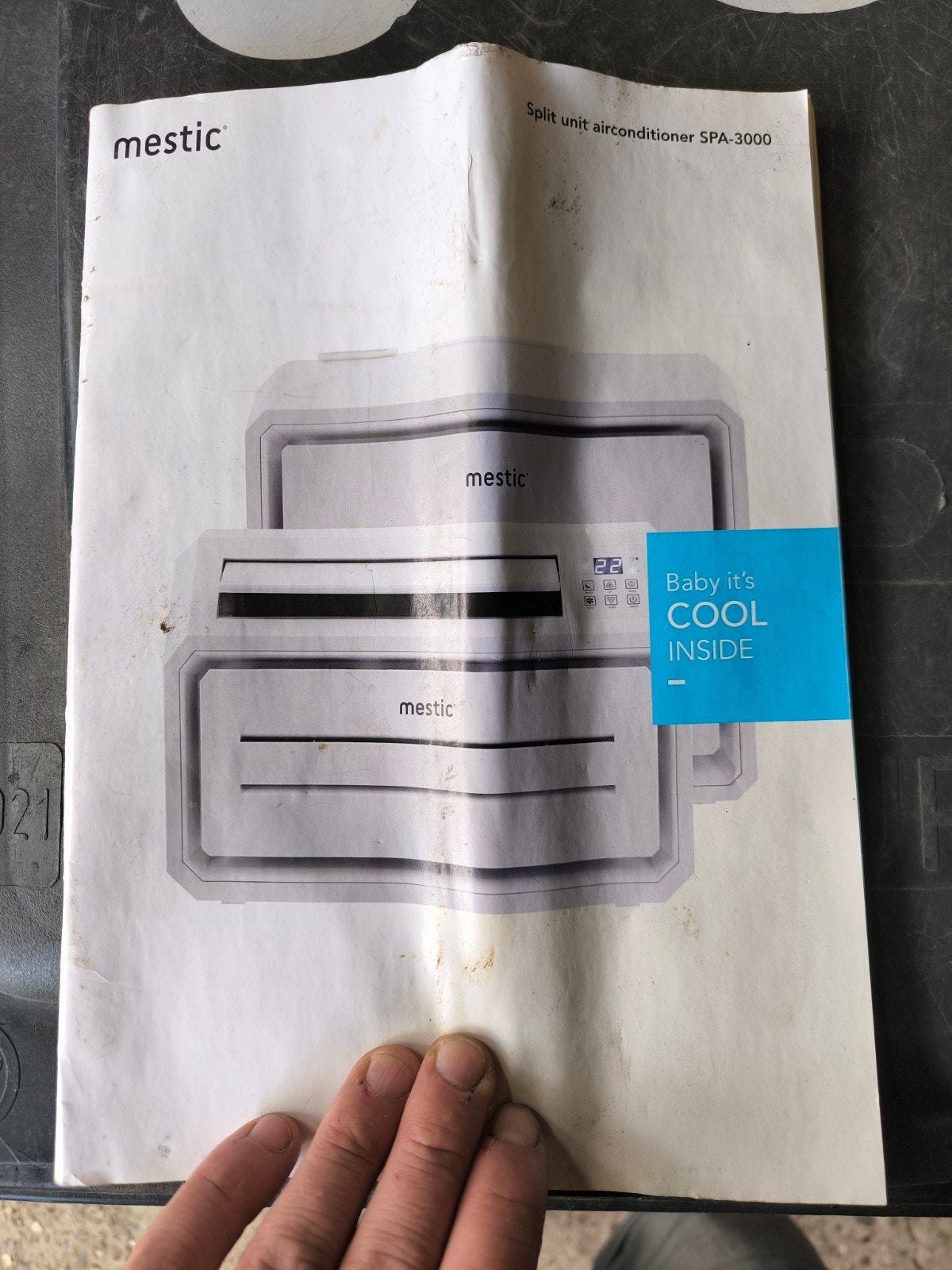 Mestic airco voor caravan, Ophalen of Verzenden, Mobiele airco, Minder dan 60 m³, 3 snelheden of meer