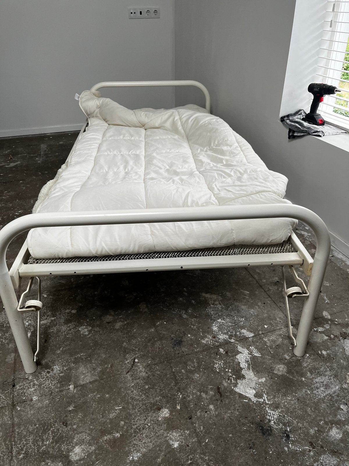 Eenpersoonsbed 90x190/200 cm - Gratis af te halen, Ophalen, Gebruikt, 90 cm, Eenpersoons