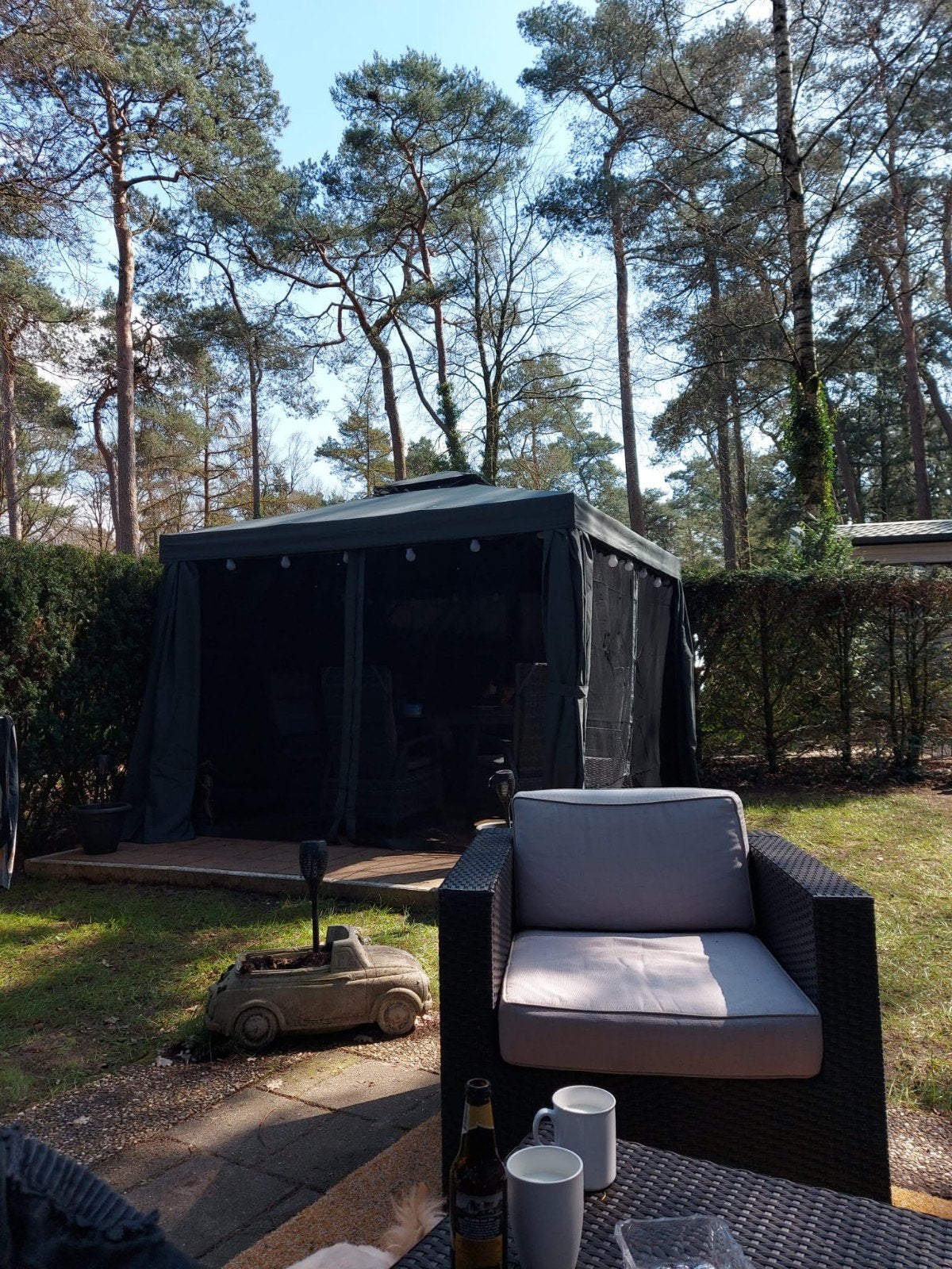 Grizzle Paviljoen 3x3 - Ideaal voor tuin en terras, Ophalen, Gebruikt, Minder dan 4 meter, Paviljoen