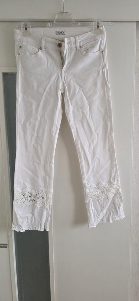 Liu Jo witte jeans met kanten details, Ophalen of Verzenden