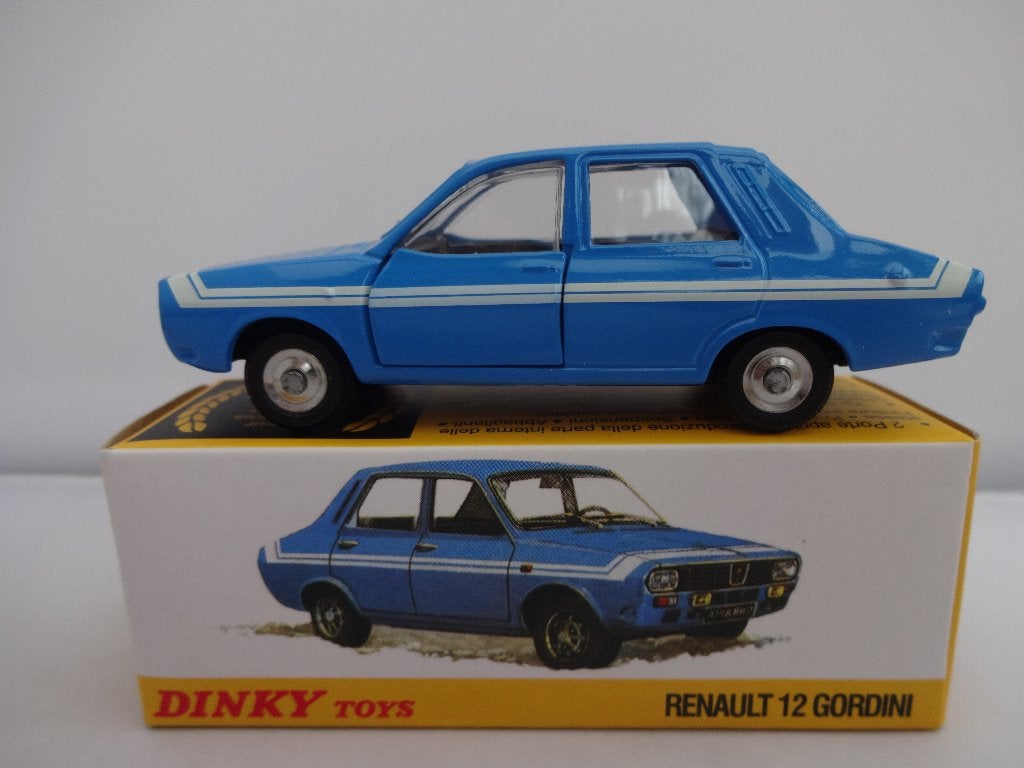 Renault 12 Gordini Blauw nr: 1424G van Dinky Toys 1:43, Hobby en Vrije tijd, Ophalen of Verzenden, Nieuw, Auto, Dinky Toys