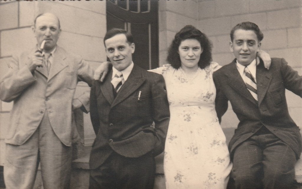 fotokaart   -   familie, Verzenden, Voor 1940, Zo goed als nieuw