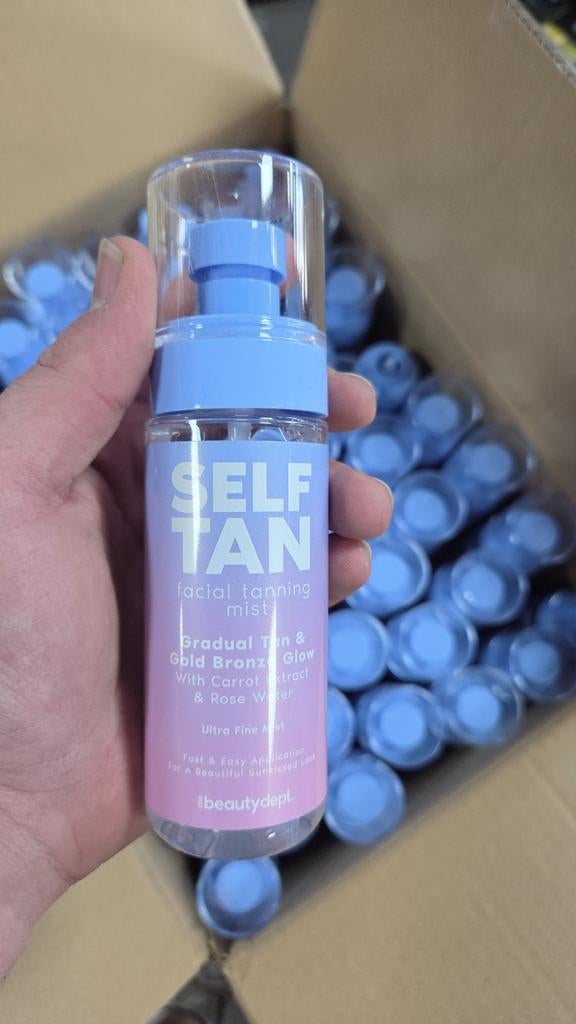 Partij Self Tan Gezichtsmist - Natuurlijke Bronzen Gloed, Gehele gezicht, ., Nieuw, Ophalen of Verzenden