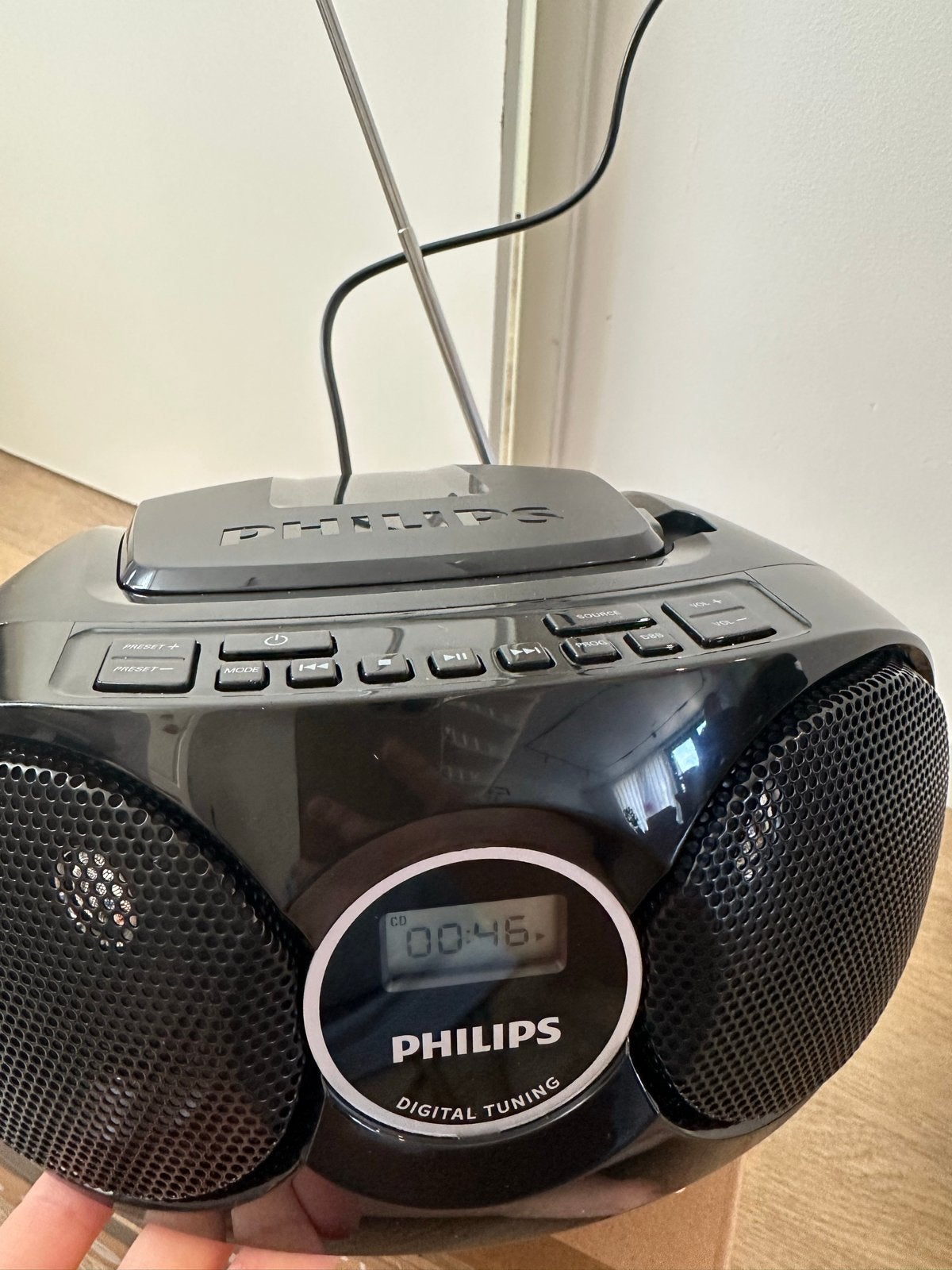Philips AZ215B CD-speler / FM-radio – Goede staat, Ophalen of Verzenden, Zo goed als nieuw, Philips, Draagbaar