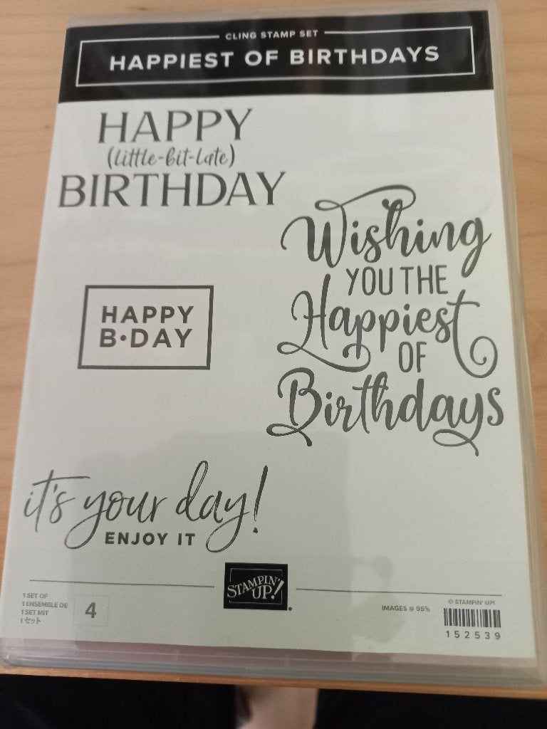 stampin'up happiest hollidays, Ophalen of Verzenden, Gebruikt, Overige typen