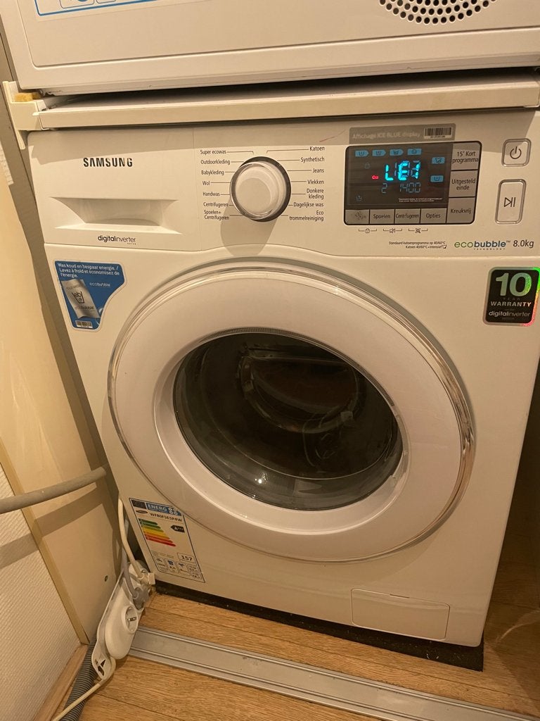 Wasmachine Samsung GRATIS af the halen, Witgoed en Apparatuur, Wasmachines, Ophalen, Gebruikt, 85 tot 90 cm, 1200 tot 1600 toeren