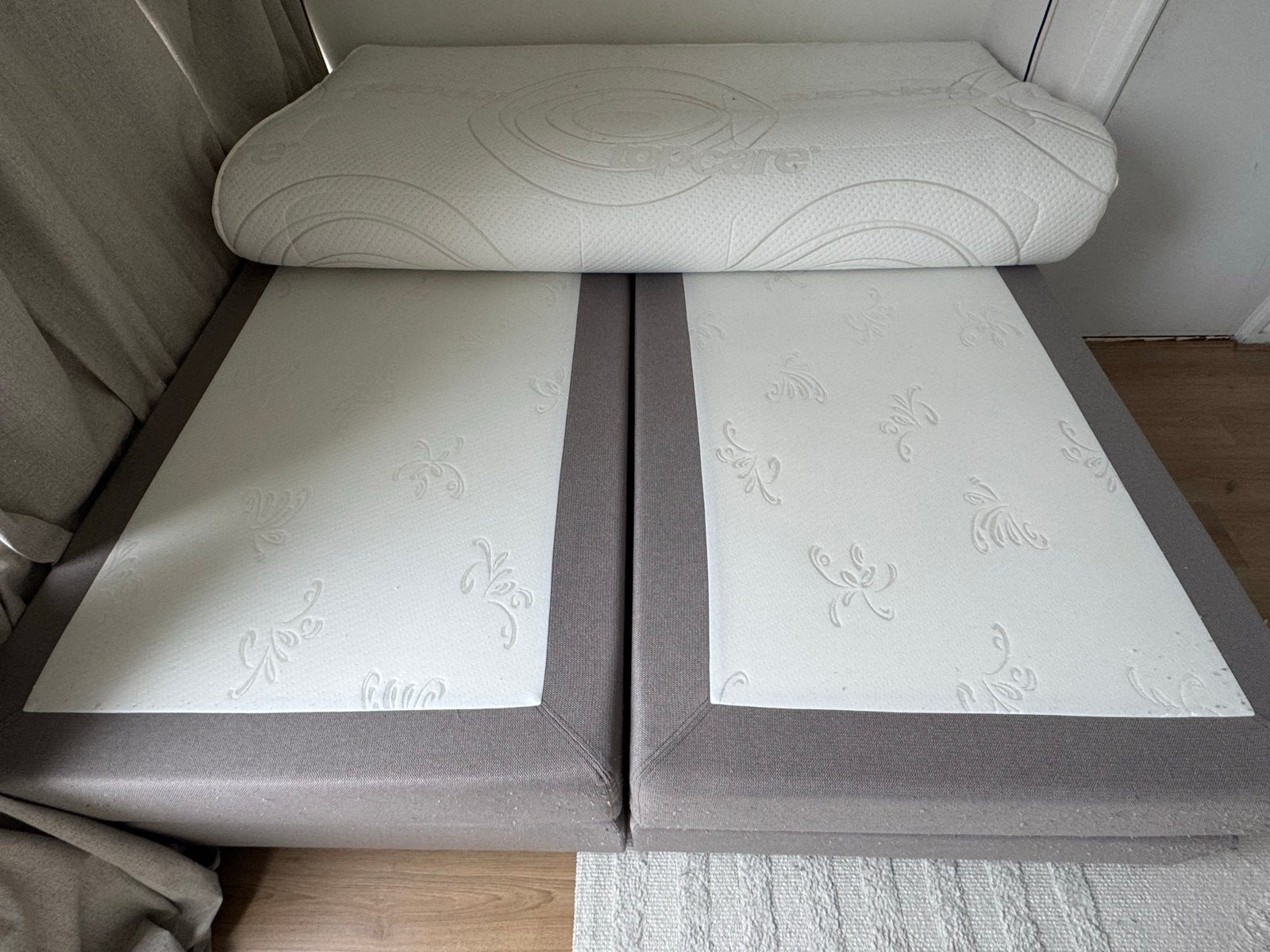Bed + topper, Ophalen