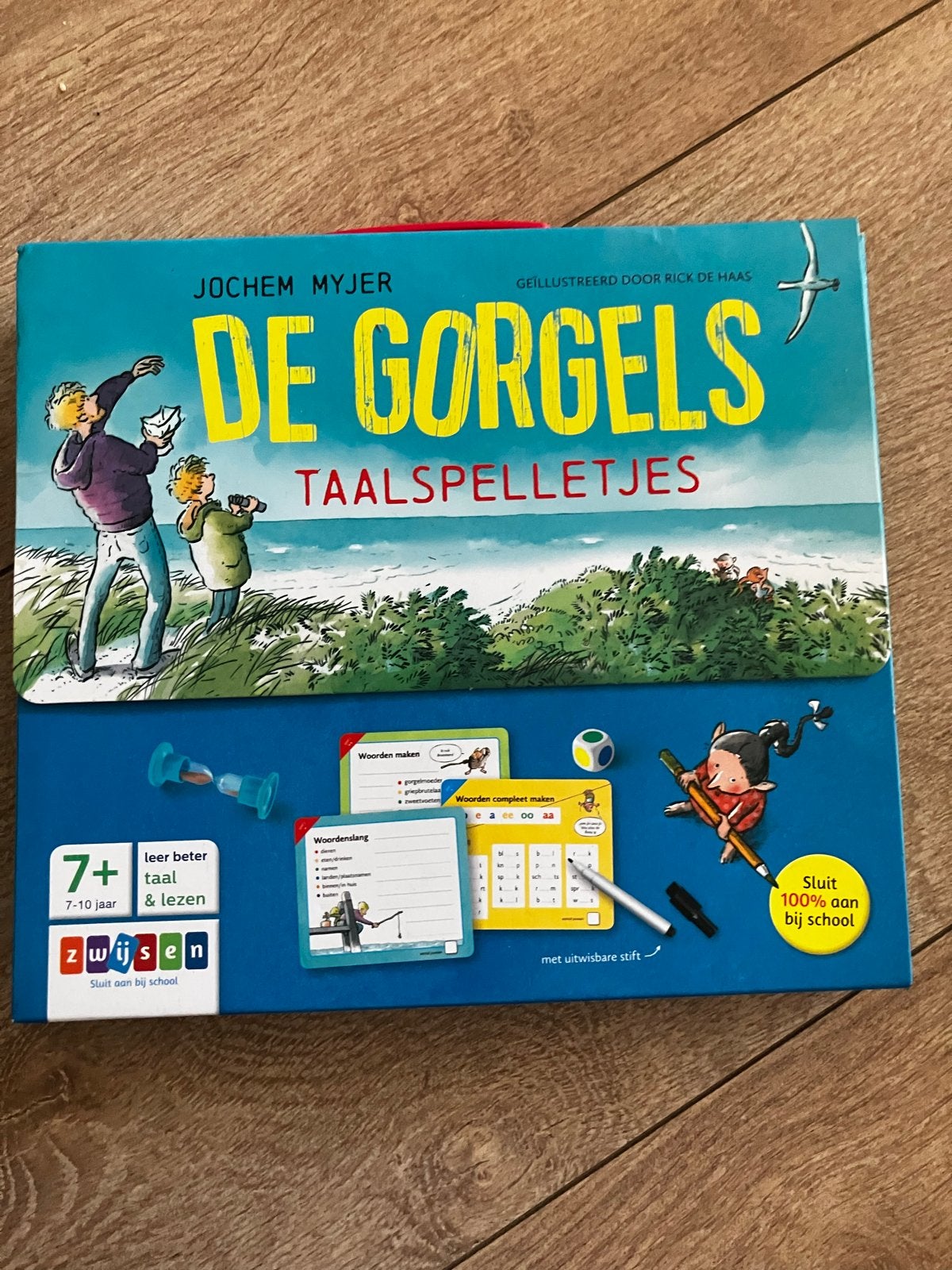 De Gorgels Taalspelletjes - Leerzaam bordspel, Een of twee spelers, Ophalen, Zo goed als nieuw