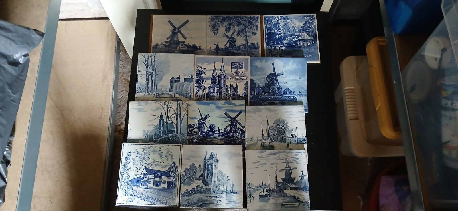 Delftsblauwe tegels,, Antiek en Kunst, Ophalen