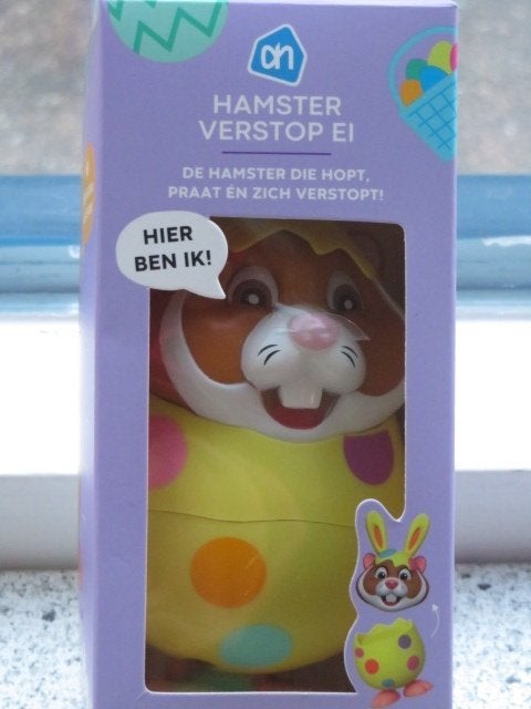 Verstop EI AH De Hamster die hopt praat en zich verstopt, Hamster, Ophalen of Verzenden, Zo goed als nieuw, Klein (minder dan 20 cm)