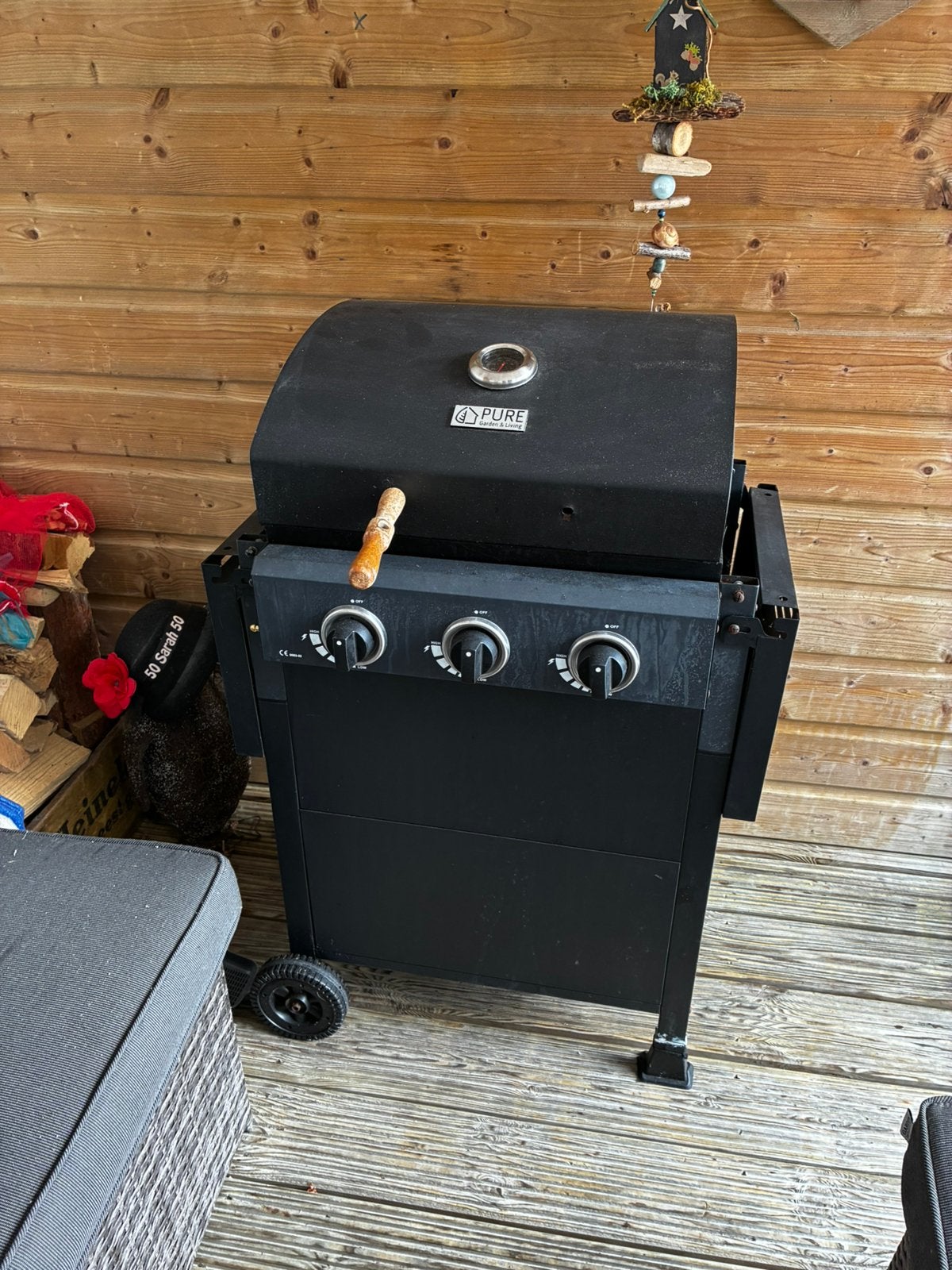 Barbecue op gas, Ophalen, Gebruikt