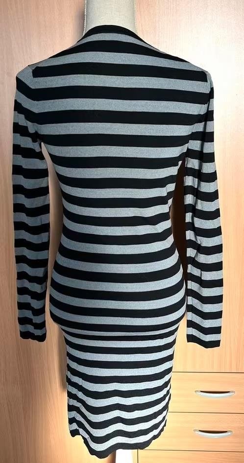 Gestreepte Nikkie jurk maat 38/40, Kleding | Dames, Maat 38/40 (M), Zwart, Nieuw, Ophalen of Verzenden