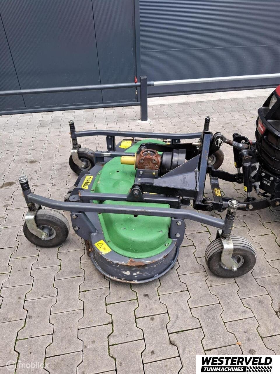 Gebruikte Matev SD140FM frontmaaier, Overige typen, Handelsplein, Matev, Info@westerveldtuinmachines.nl