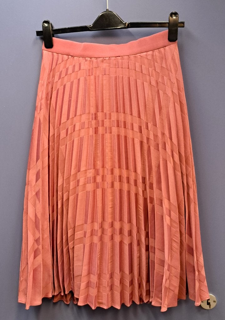 Ted Baker oudroze plissé rok midi lengte mt S (2) nr 44215