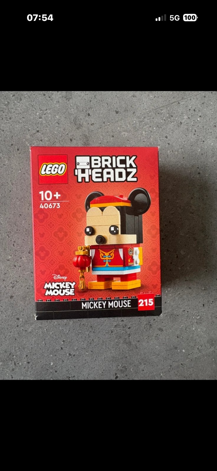 Lego 40673 Brickheaedz Mickey Mouse, Ophalen of Verzenden, Zo goed als nieuw