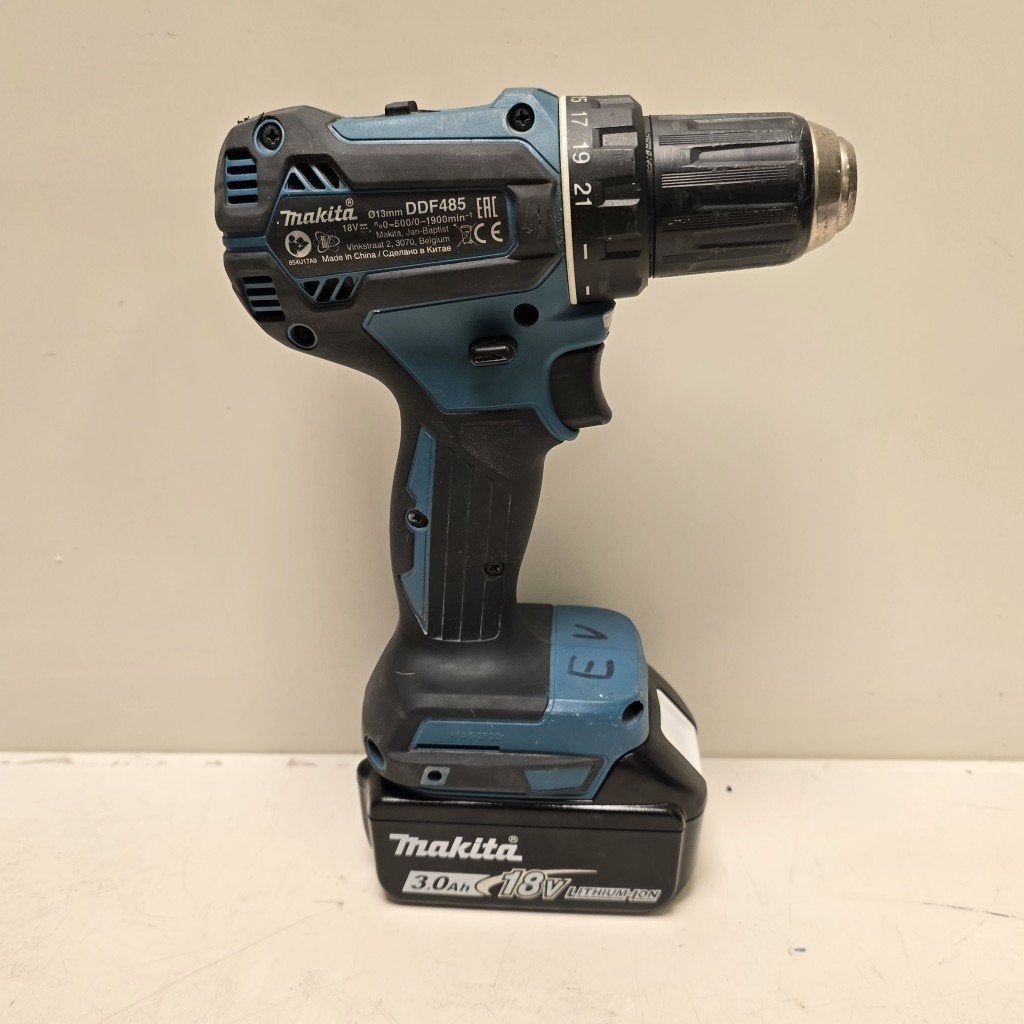Makita Accuboormachine DDF485 | (838523), Makita Nederland B.V., Info@makita.nl, Park Forum 1101, 5657 HK Eindhoven, Nederland