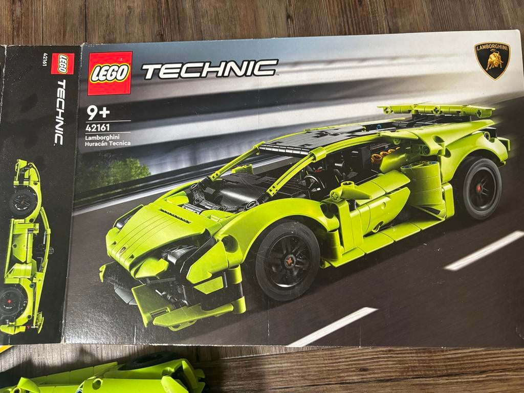 LEGO Technic Lamborghini Huracán Tecnica & Ford Mustang, Lego, Ophalen of Verzenden, Zo goed als nieuw, Complete set