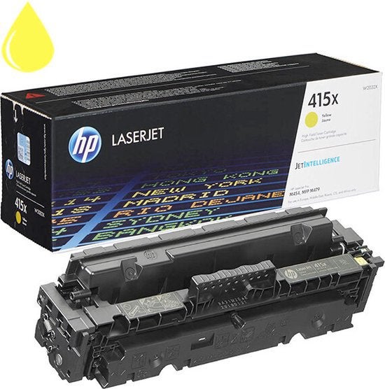 HP 415X Toner - Geel, Ophalen of Verzenden, Nieuw, Toner, HP