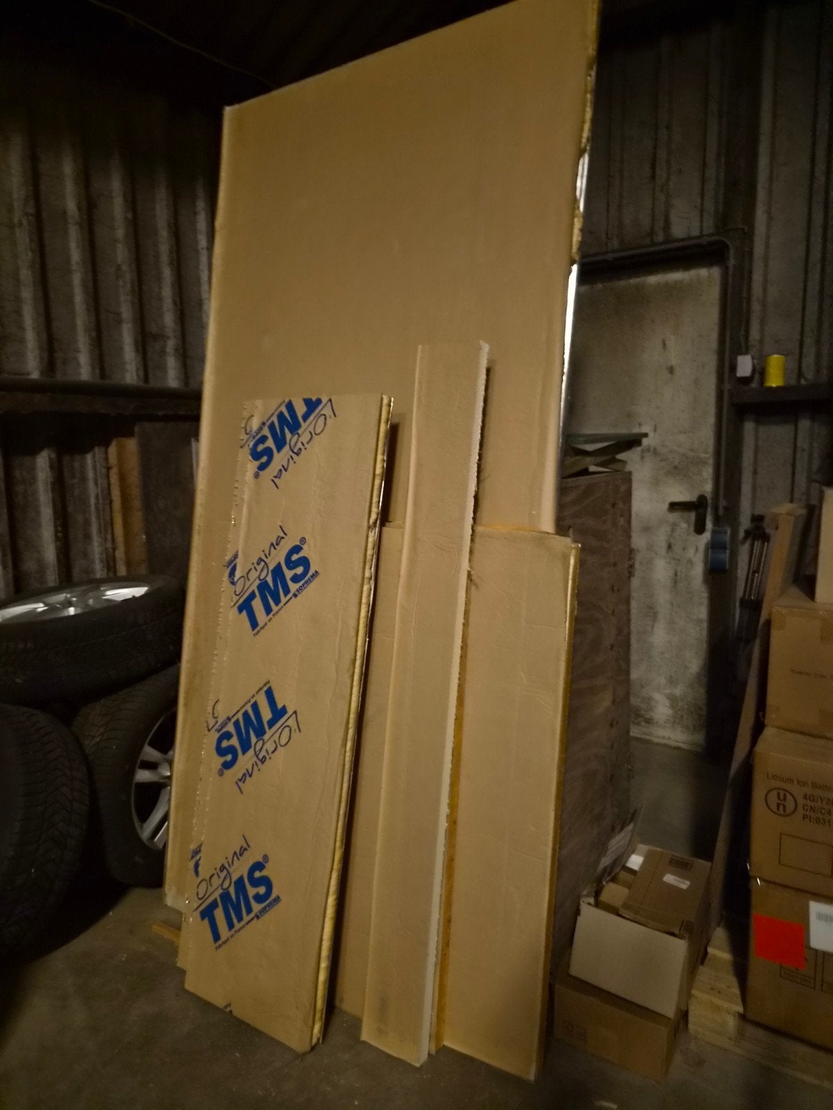 PIR isolatieplaten 2500x1250x40mm en diverse stukken, Ophalen, 4 tot 8 cm, Gebruikt, 5 tot 10 m²