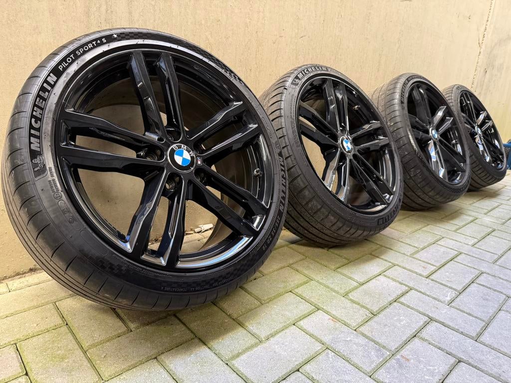 Bmw 704M velgen origineel met banden 3 serie 4 serie, Auto-onderdelen, Banden en Velgen, 19 inch, Banden en Velgen, Ophalen of Verzenden