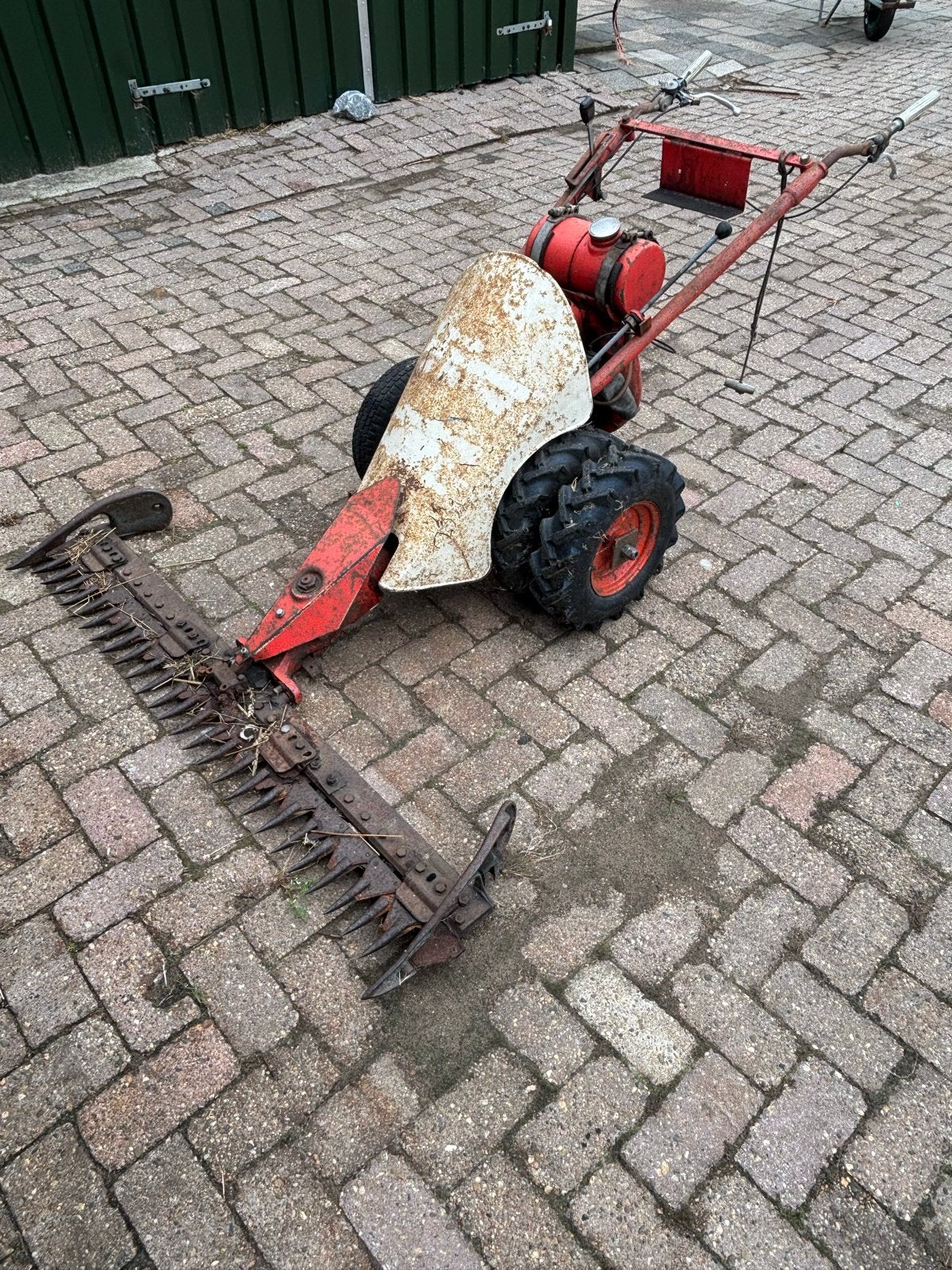 Gutbrod Balkmaaier - Benzine - Oude maaier, Tuin en Terras, Ophalen, Gebruikt, Balkmaaier, Benzine-grasmaaier