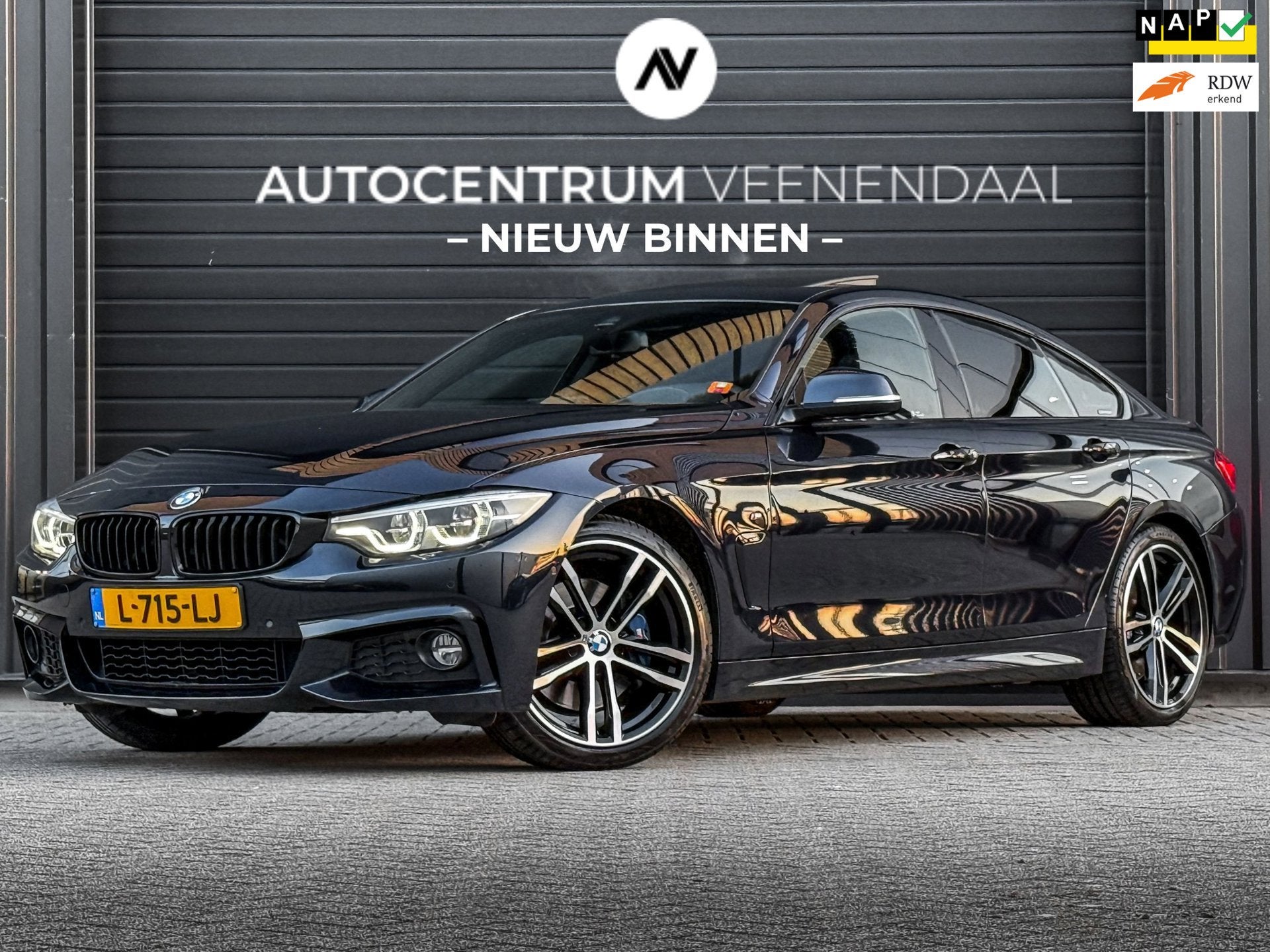 BMW 4-serie Gran Coupé 420i 3X M-SPORT NAP/SCHUIFDAK/LEDER/, Auto's, Automaat, 1998 cc, Achterwielaandrijving, Gebruikt
