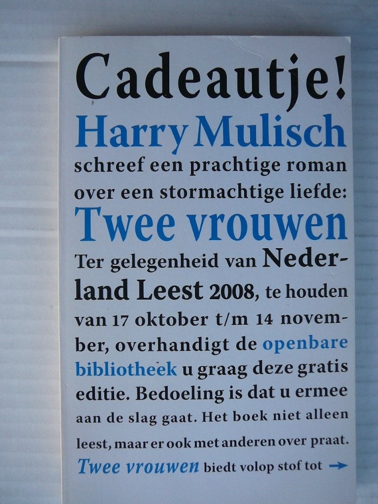 Twee vrouwen - Harry Mulisch, Ophalen of Verzenden, Zo goed als nieuw, Nederland