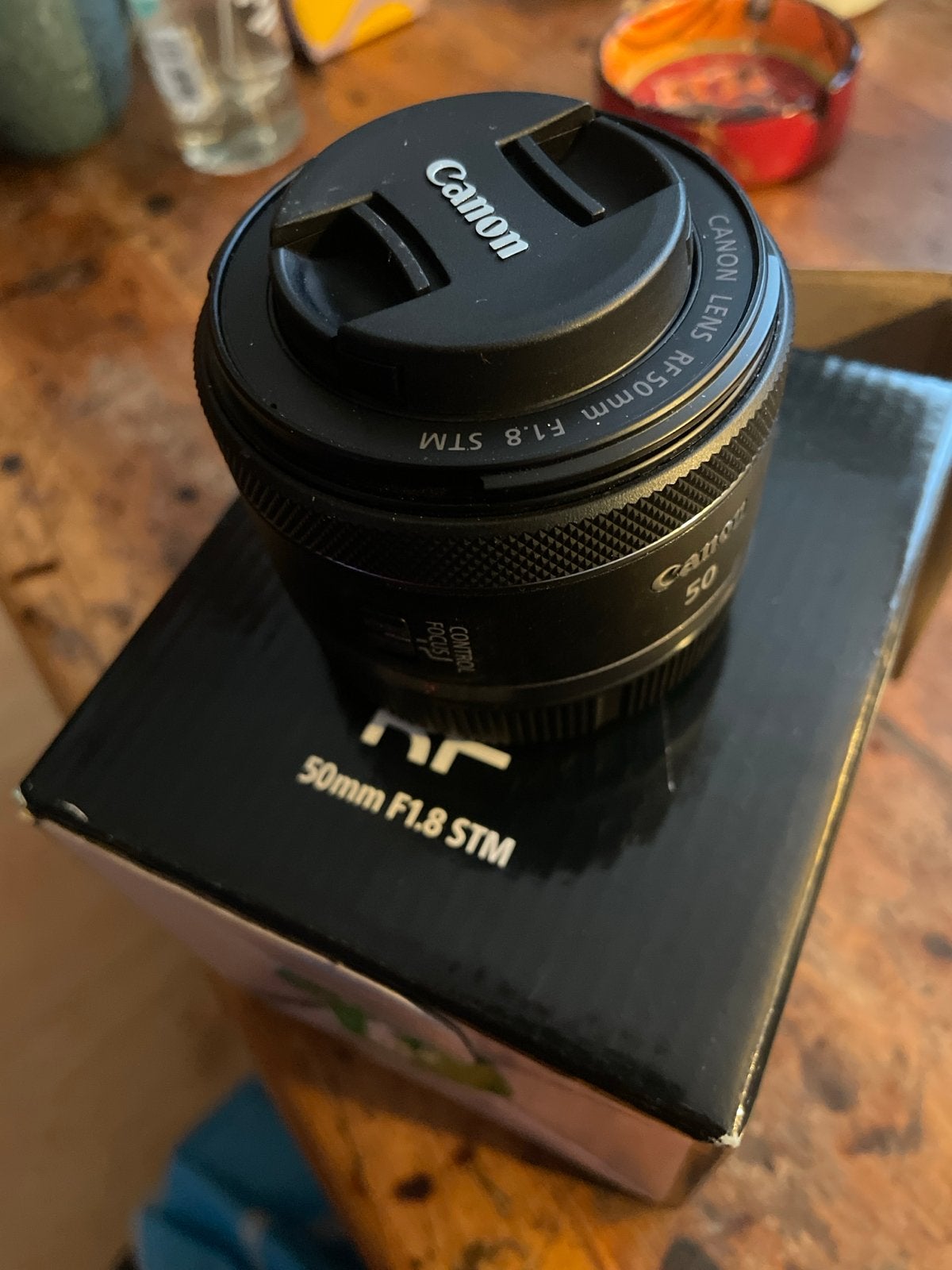 Canon RF 50mm F1.8 STM lens - Zo goed als nieuw, Canon, Autofocus, Canon RF, Ophalen of Verzenden