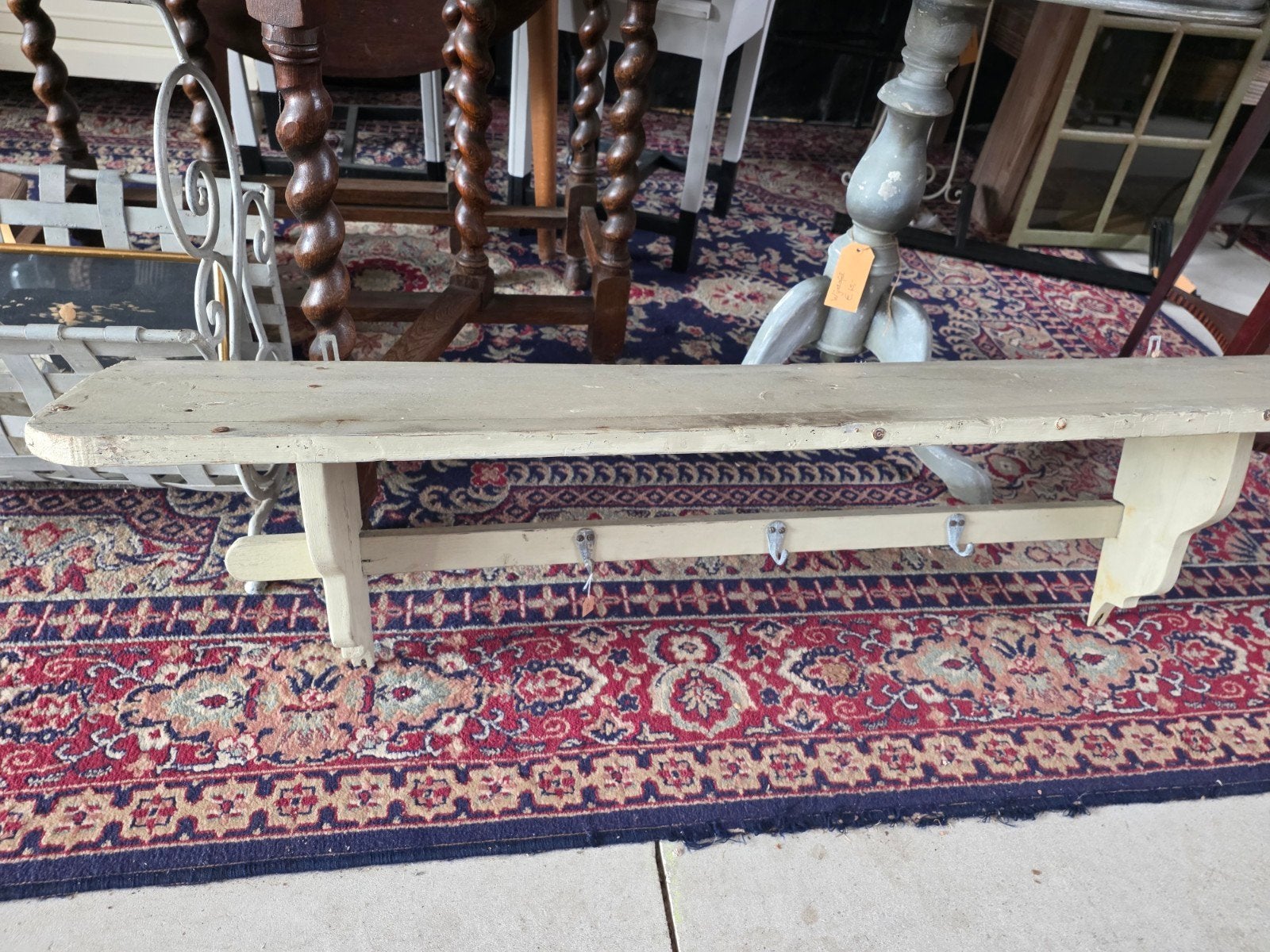 Franse brocante regaal, Ophalen, Metaal