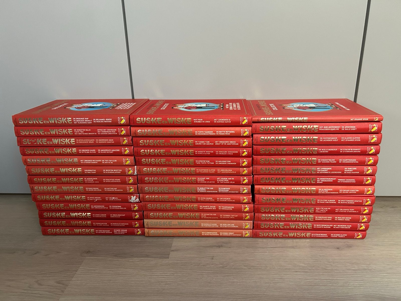 Suske en Wiske Collectie – 39 luxe hardcover delen, Boeken, Stripboeken, Gelezen, Meerdere stripboeken, Ophalen