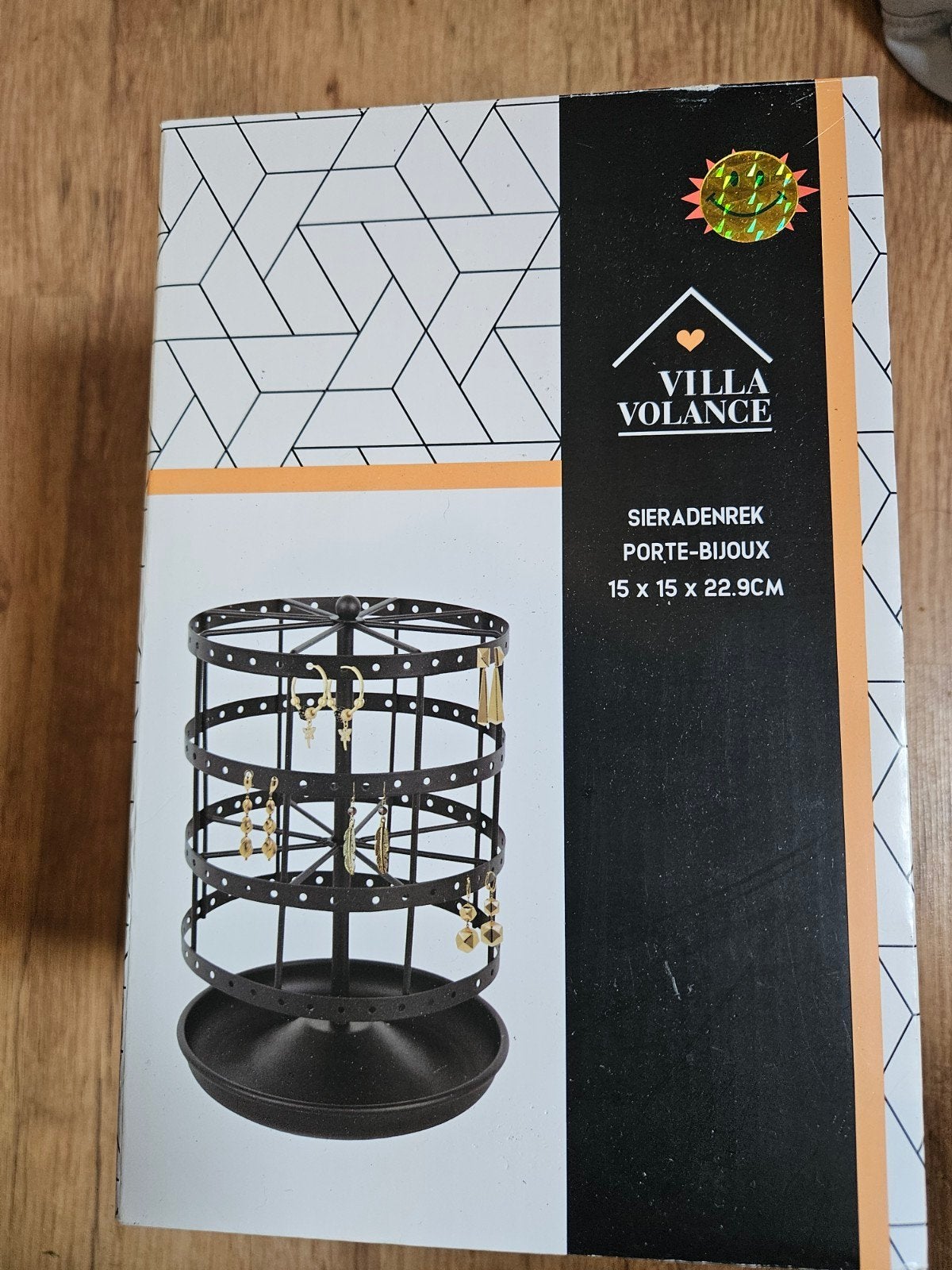 Villa Volance Sieradenrek - Zwart Metaal, Ophalen, Nieuw