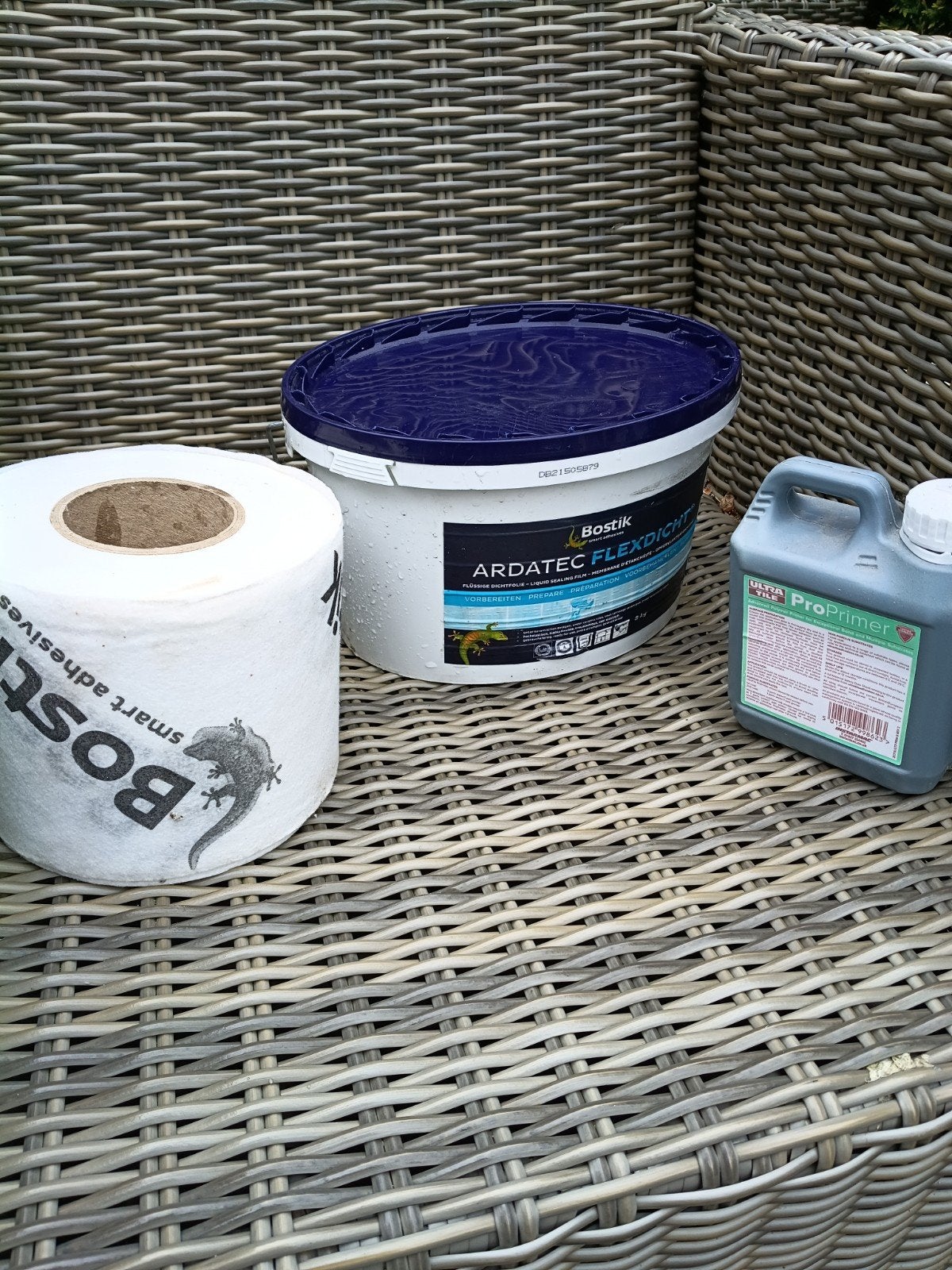 Bostik Ardatec Flexdicht, ProPrimer en Smart Adhesives, 5 tot 10 liter, Ophalen, Gebruikt, Overige kleuren
