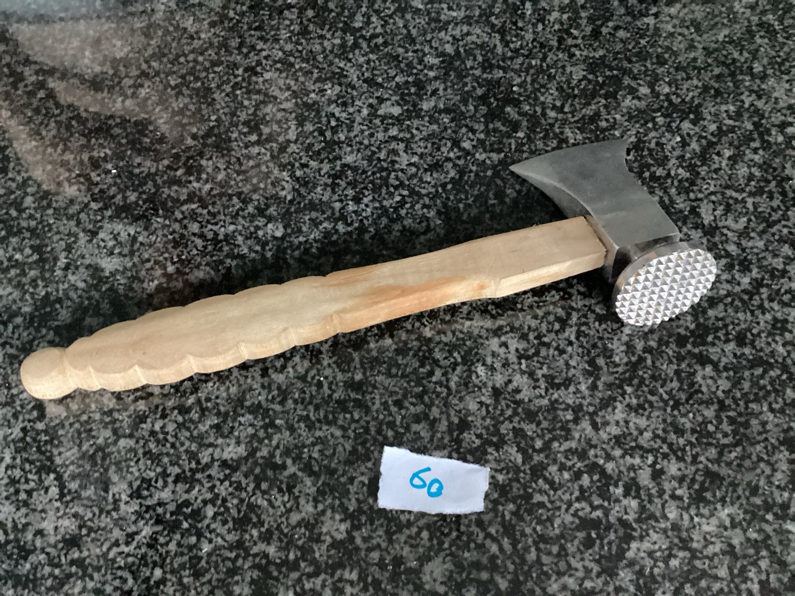 Vleeshamer / Bijl met houten handvat, Ophalen of Verzenden, Gebruikt, Hamer, Overige merken