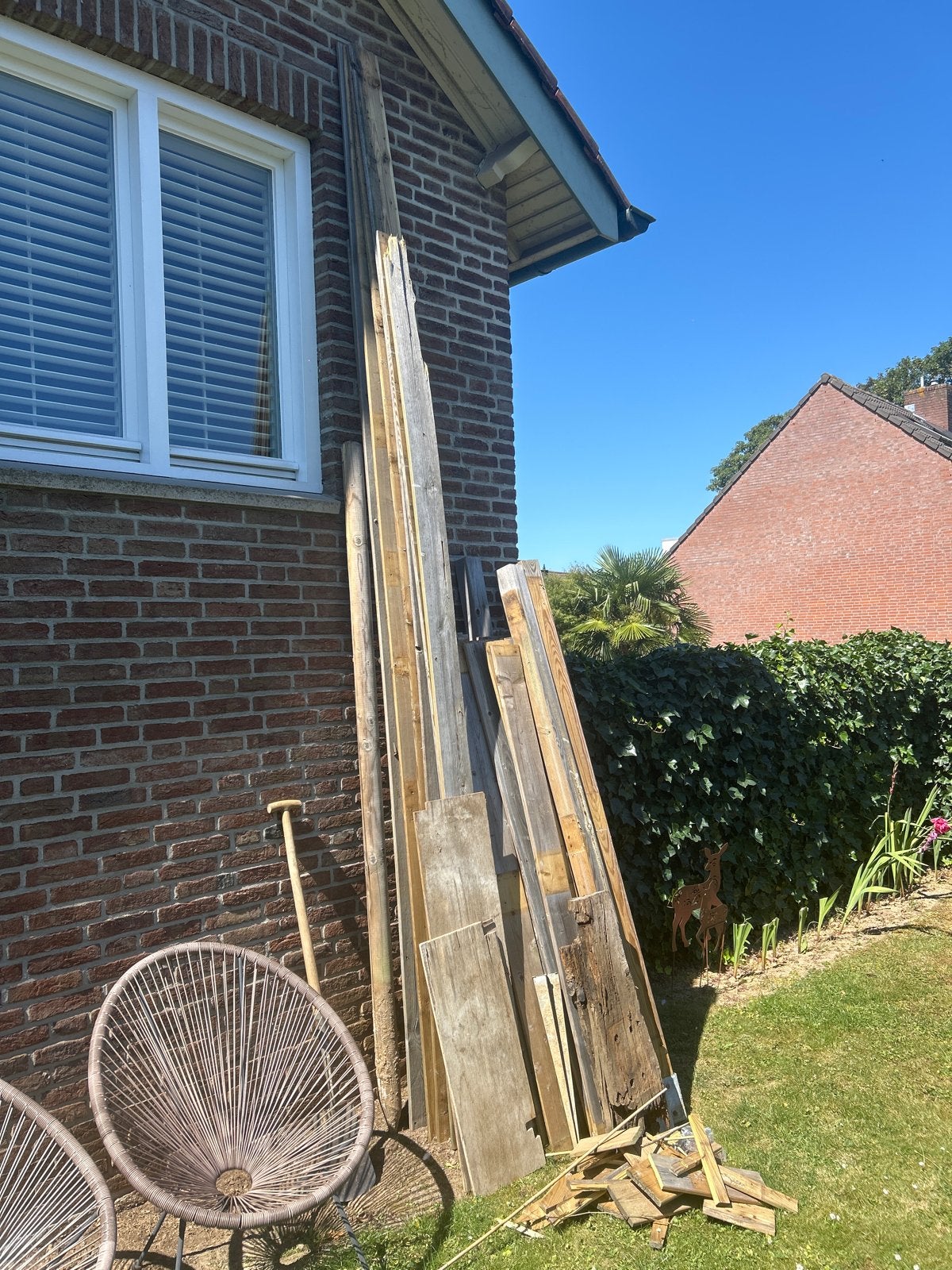 1m³ brandhout, Tuin en Terras, Haardhout, Minder dan 3 m³, Ophalen, Overige houtsoorten, Blokken