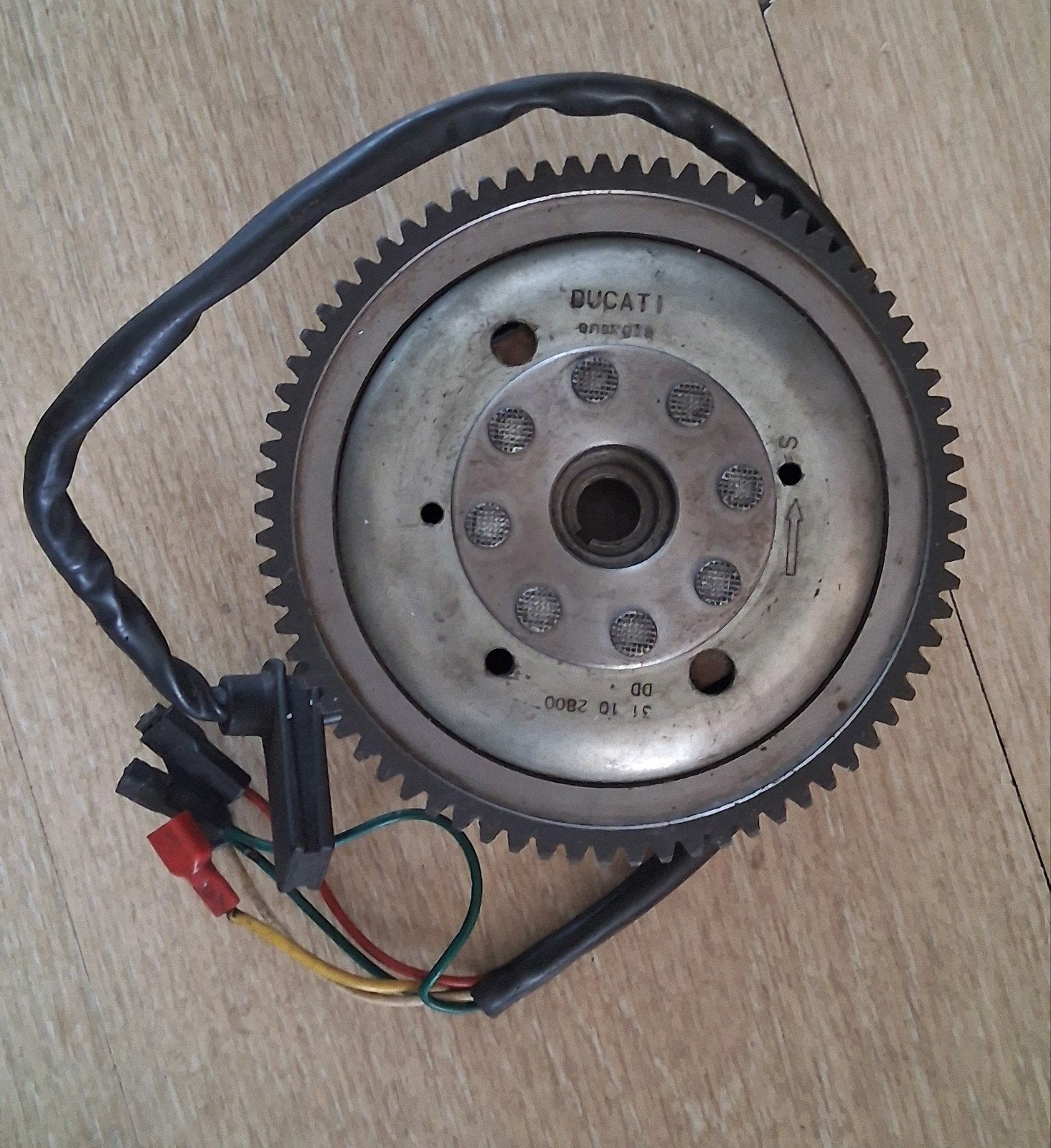 starterkrans stator ontsteking spoel Aprilia Derbi Minarelli, Ophalen of Verzenden, Gebruikt, Aprilia